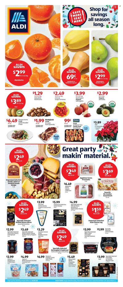 ALDI (MN, WI) Weekly Ad Flyer Specials November 29 to December 5, 2023