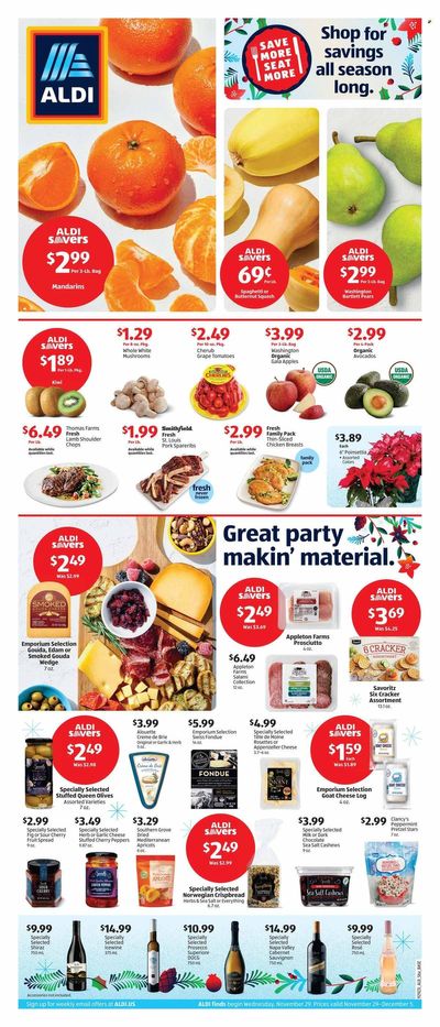 ALDI (NC, SC, TN, VA) Weekly Ad Flyer Specials November 29 to December 5, 2023