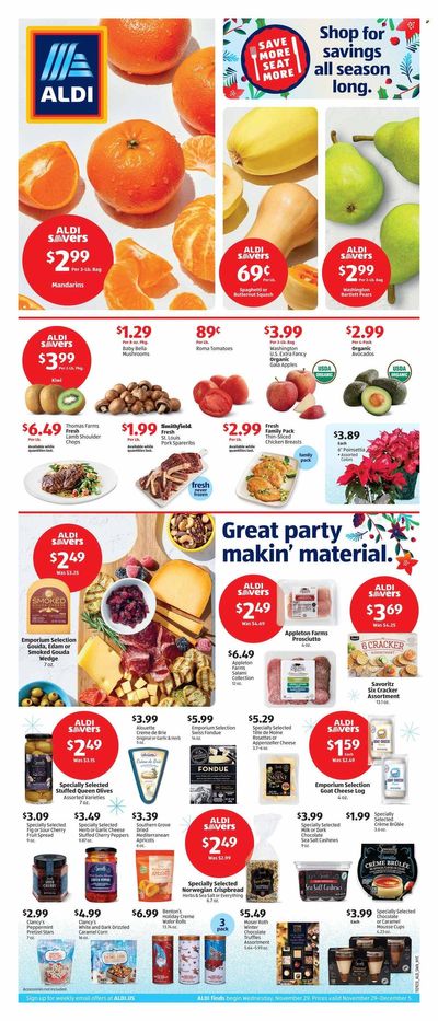 ALDI (NY) Weekly Ad Flyer Specials November 29 to December 5, 2023