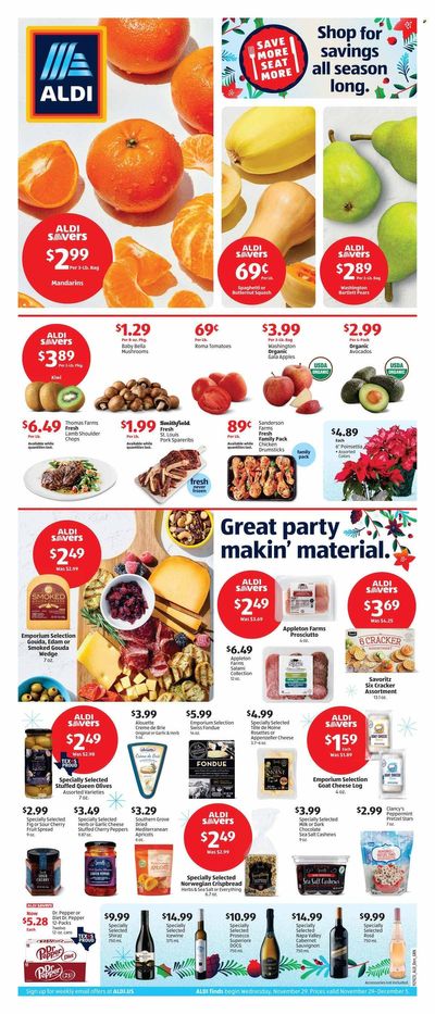 ALDI (TX) Weekly Ad Flyer Specials November 29 to December 5, 2023