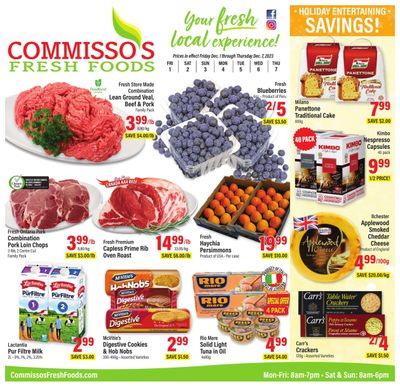 Commisso's Fresh Foods Flyer December 1 to 7