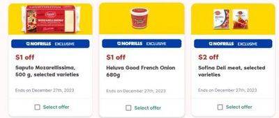 No Frills Ontario: New Loadable Digital Coupons Available