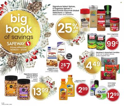Safeway (CO) Weekly Ad Flyer Specials November 28 to January 1, 2024