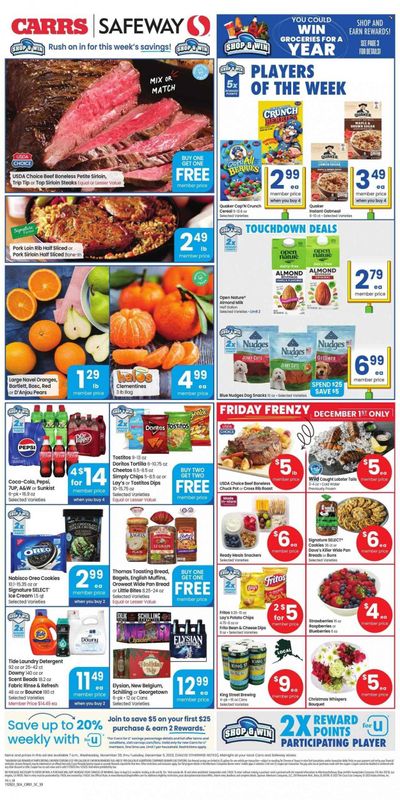 Safeway (AK) Weekly Ad Flyer Specials November 29 to December 5, 2023