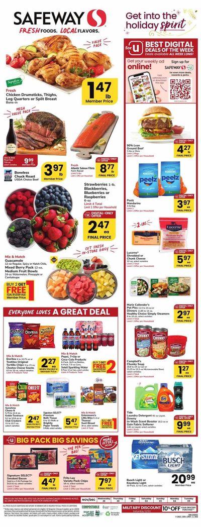 Safeway (NE) Weekly Ad Flyer Specials November 29 to December 5, 2023