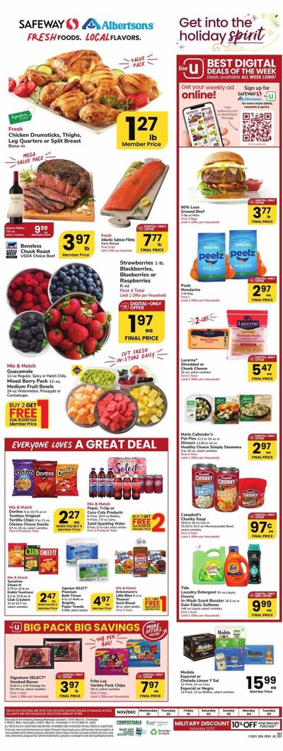 Safeway (NM) Weekly Ad Flyer Specials November 29 to December 5, 2023