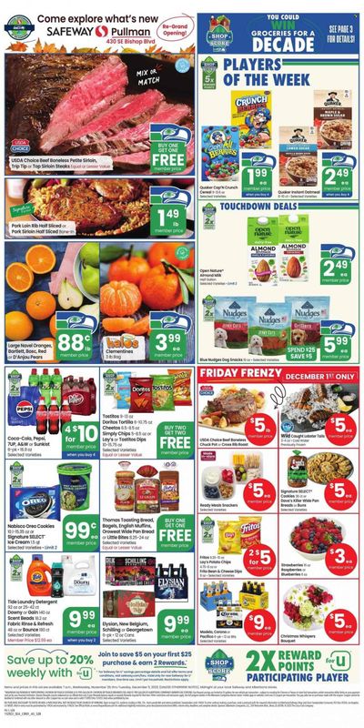 Safeway (WA) Weekly Ad Flyer Specials November 29 to December 5, 2023