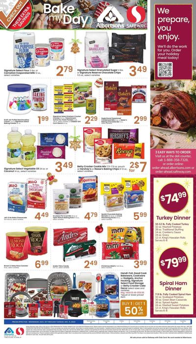 Safeway (MT) Weekly Ad Flyer Specials November 29 to December 5, 2023