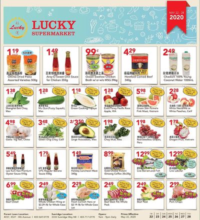 Lucky Supermarket (Calgary) Flyer May 22 to 28