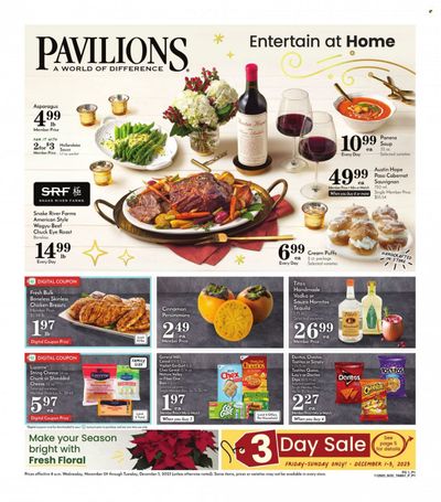 Pavilions (CA) Weekly Ad Flyer Specials November 29 to December 5, 2023