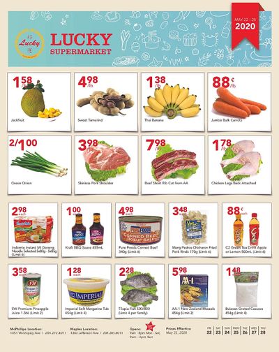 Lucky Supermarket (Winnipeg) Flyer May 22 to 28