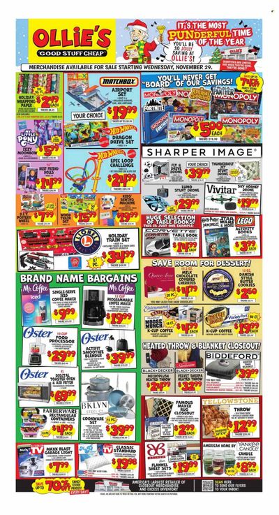 Ollie's Bargain Outlet Weekly Ad Flyer Specials November 29 to December 5, 2023