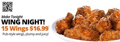 Mary Brown’s Chicken & Taters Canada November Coupon: Get 15 Wings for $16.99