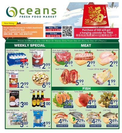 Oceans Fresh Food Market (West Dr., Brampton) Flyer December 1 to 7