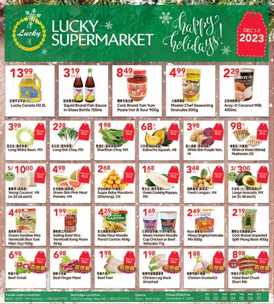 Lucky Supermarket (Calgary) Flyer December 1 to 7