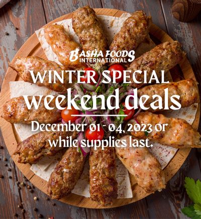Basha Foods International Weekend Deals Flyer December 1 to 4