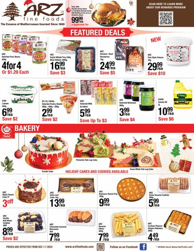 Arz Fine Foods Flyer December 1 to 7