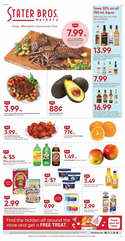 Stater Bros. Weekly Ad Flyer Specials November 29 to December 5, 2023