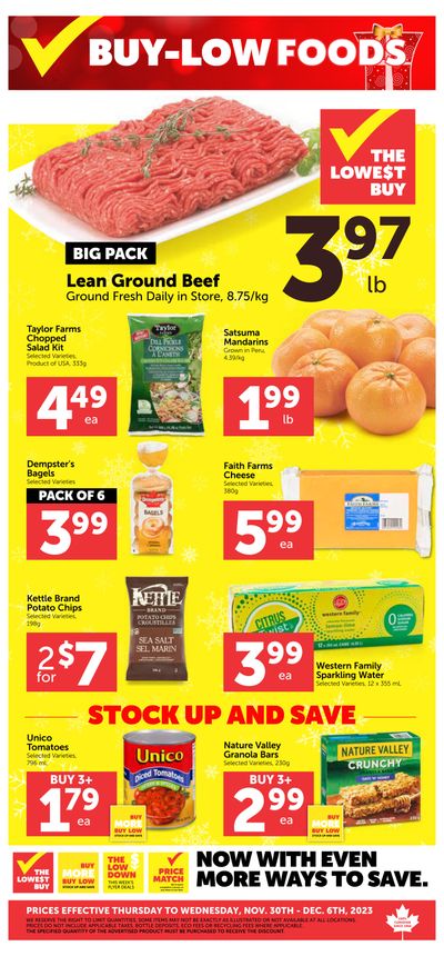 Buy-Low Foods (AB) Flyer November 30 to December 6