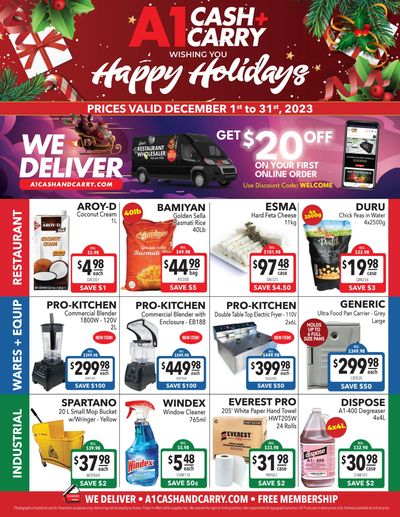 A-1 Cash and Carry Flyer December 1 to 31
