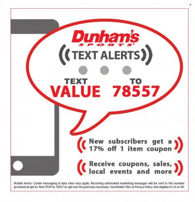 Dunham's Sports (MI, PA, WI) Weekly Ad Flyer Specials December 2 to December 7, 2023