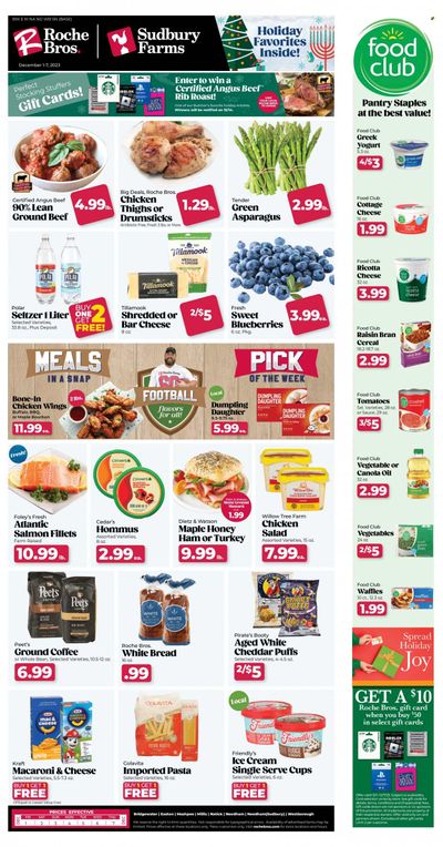 Roche Bros. (MA) Weekly Ad Flyer Specials December 1 to December 7, 2023