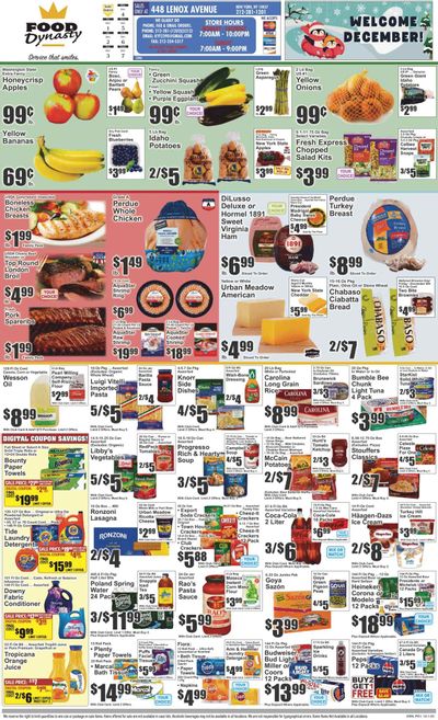 Food Dynasty (NY) Weekly Ad Flyer Specials December 1 to December 7, 2023