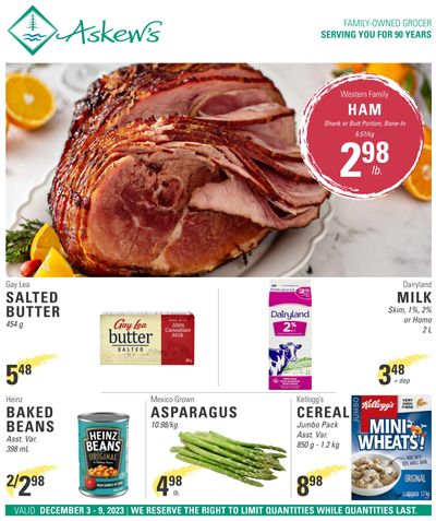 Askews Foods Flyer December 3 to 9