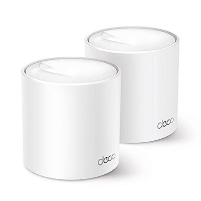 TP-Link Deco AX3000 WiFi 6 Mesh System (Deco X50) - Covers up to 4,500 Sq.Ft. , Replaces Wireless Router and Extender, 3 Gigabit ports per unit, supports Ethernet Backhaul, 2-pack $199.99 (Reg $219.99)