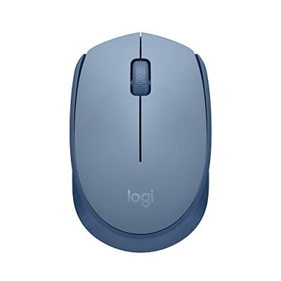 Logitech M170 Wireless Mouse for PC, Mac, Laptop, 2.4 GHz with USB Mini Receiver, Optical Tracking, 12-Months Battery Life, Ambidextrous - Blue Grey $12.99 (Reg $19.99)