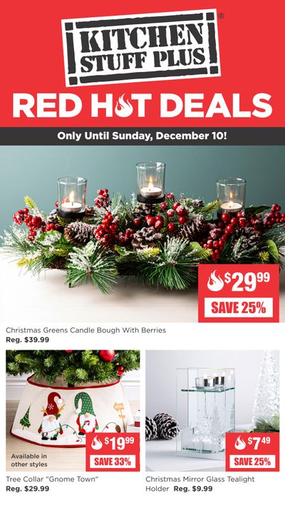 Kitchen Stuff Plus Red Hot Deals Flyer December 4 to 10