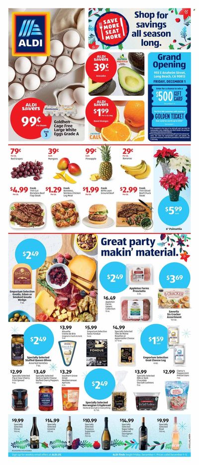 ALDI (CA) Weekly Ad Flyer Specials November 29 to December 5, 2023