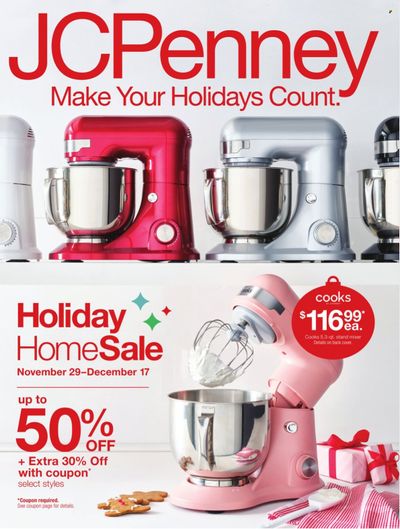 JCPenney Weekly Ad Flyer Specials November 29 to December 17, 2023