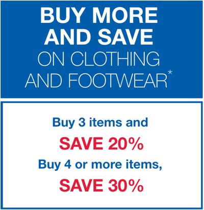 Costco Wholesale Canada Buy More & Save on Clothing & Footwear: Save 20% – 30% off