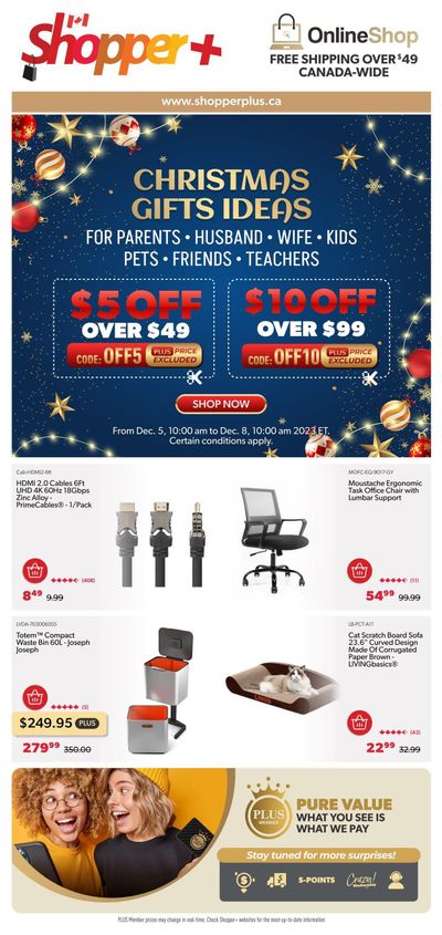 Shopper Plus Flyer December 5 to 12
