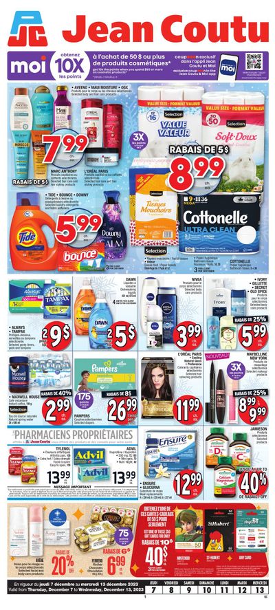 Jean Coutu (QC) Flyer December 7 to 13