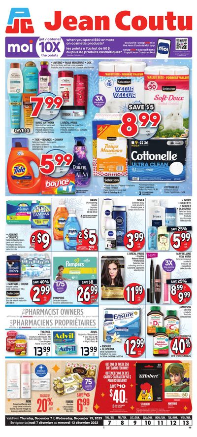Jean Coutu (NB) Flyer December 7 to 13