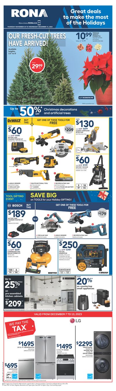 Rona (West) Flyer December 7 to 13