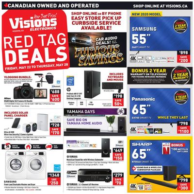Visions Electronics Flyer May 22 to 28