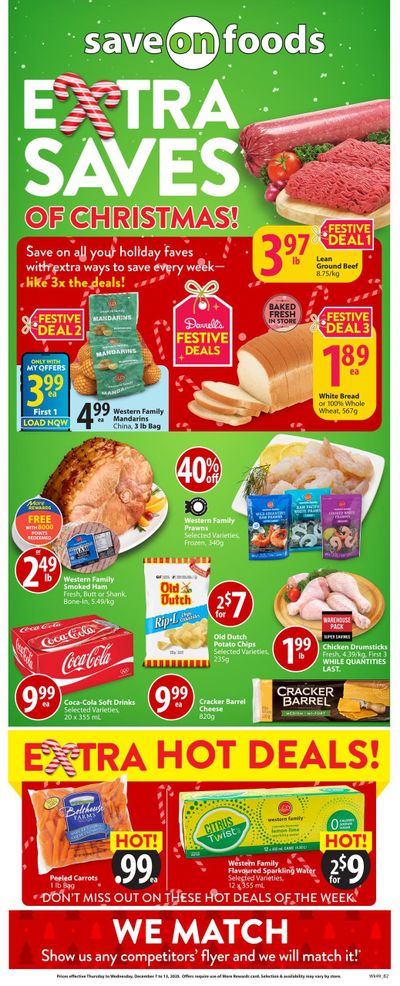 Save On Foods (AB) Flyer December 7 to 13