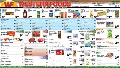 Western Foods Flyer December 6 to 12
