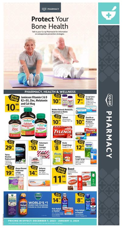 Co-op (West) Pharmacy Flyer December 7 to January 3