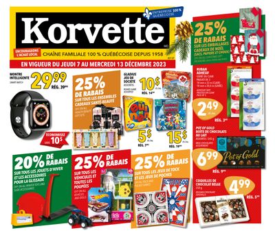 Korvette Flyer December 7 to 13