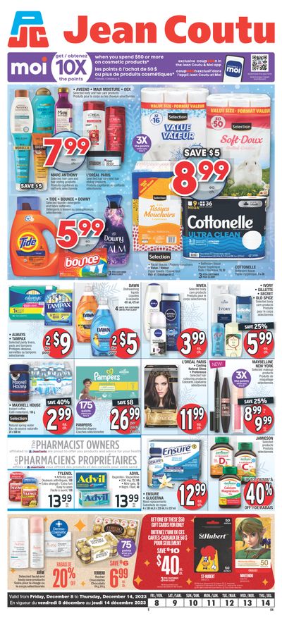 Jean Coutu (ON) Flyer December 8 to 14