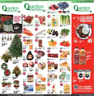 Garden Foods Flyer December 7 to 13
