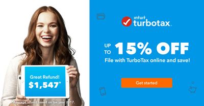 TurboTax Canada Exclusive Offer: Save Up to 15% Off When You File 2019 Tax Return