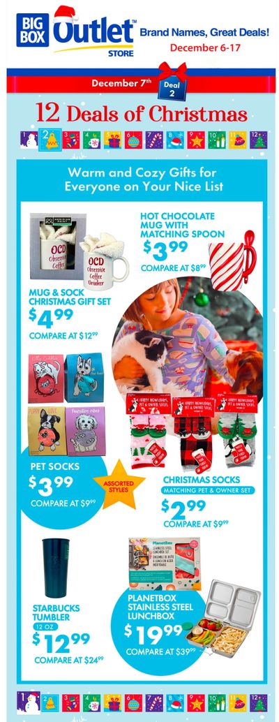 Big Box Outlet Store Flyer December 7 to 17