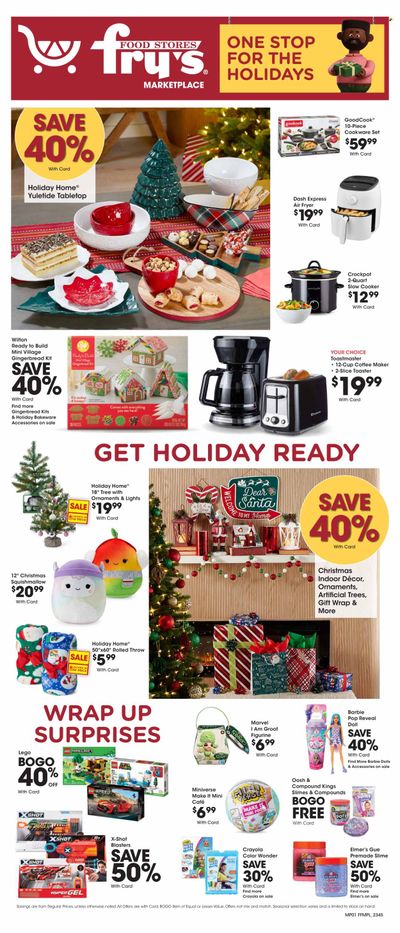 Fry’s (AZ) Weekly Ad Flyer Specials December 6 to December 12, 2023