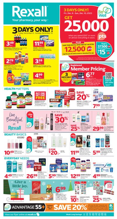 Rexall (SK & MB) Flyer December 8 to 14