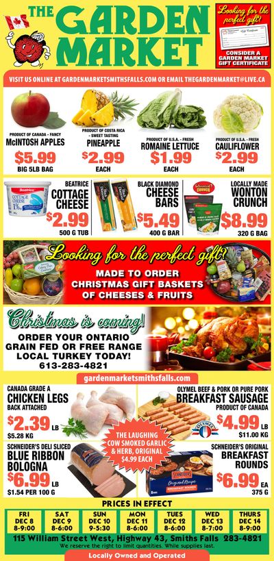 The Garden Market Flyer December 8 to 14